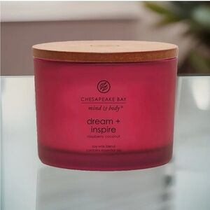 Chesapeake Bay 3- Wick Candle-  Dream & Inspire-Raspberry & Coconut (11oz)
